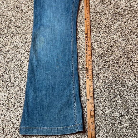 Sonoma Life Style Blue Jeans with Belt Low Rise Boot Cut Modern Fit Women FLAWS - Picture 14 of 16